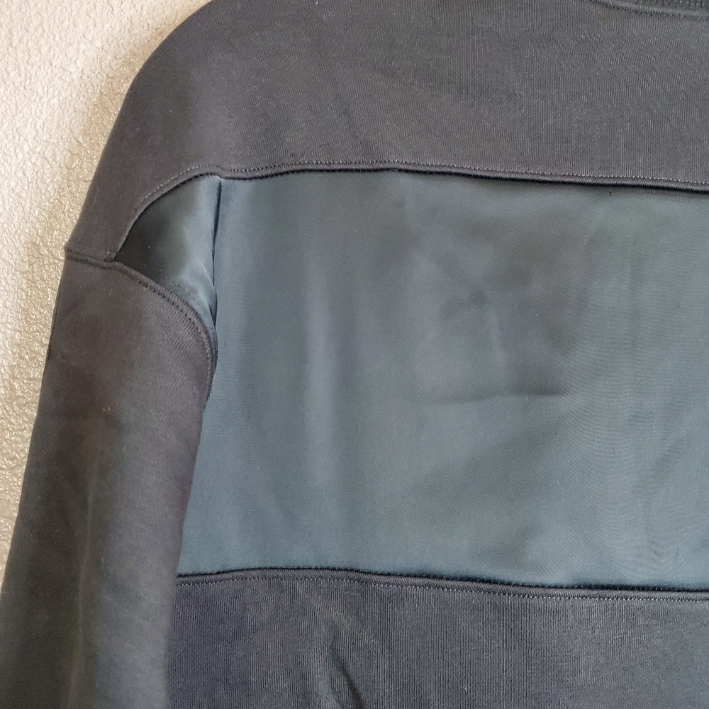 Champion Classic Fleece Cinched Bottom Crew Sweatshirt Women Size Large - Picture 3 of 9